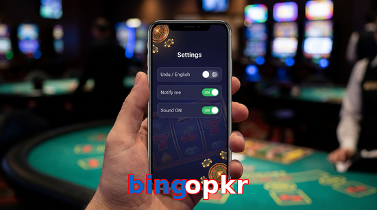 Game list for Bingopkr app section